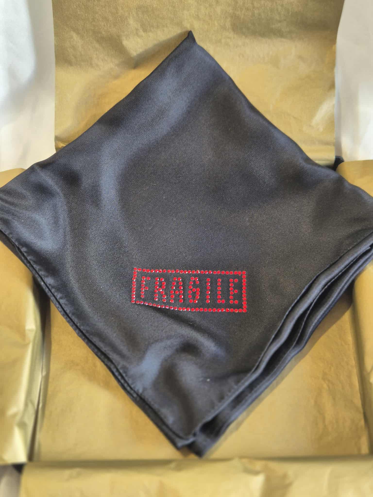 Jean Paul Gaultier Fragile Neck Scarf in Box Collectable Item (Discontinued, Very Rare)