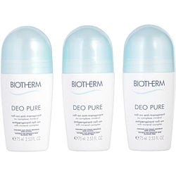 Set-deo Pure Trio Antiperspirant Roll-on ( Alcohol Free  )--3x75ml/2.53oz