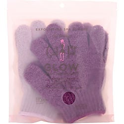 Spa Accessories Gal Pal Twin Exfoliating Gloves Treatment (light Mauve & Raspberry) By Spa Accessories