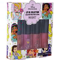 Disney Princess Lip Oil Collection: Apple + Cherry + Strawberry + Vanilla --4x4ml/0.13oz
