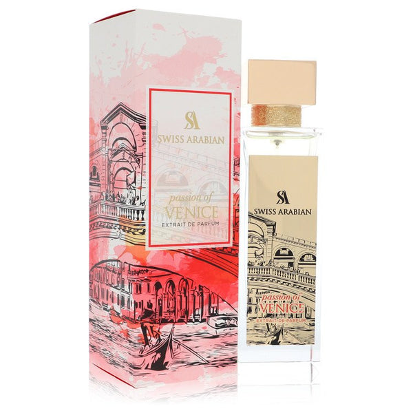Swiss Arabian Passion of Venice by Swiss Arabian Extrait De Parfum Spray (Unixex) 3.4 oz for Women