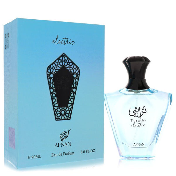 Afnan Turathi Electric by Afnan Eau De Parfum Spray (Unisex) 3.0 oz for Men