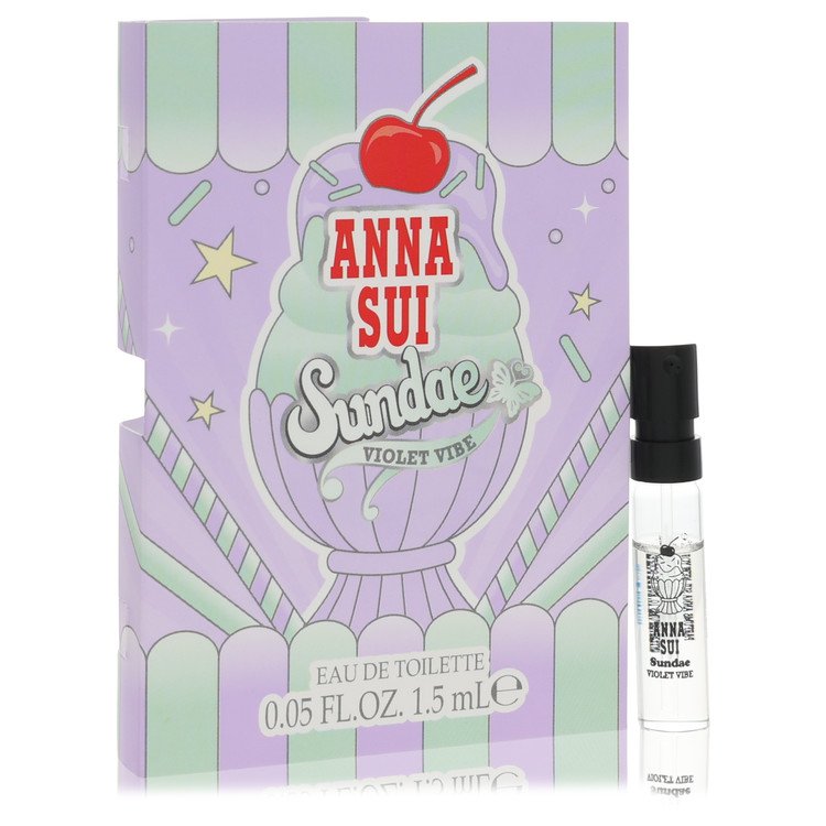 Anna Sui Sundae Violet Vibe by Anna Sui Vial (sample) .05 oz for Women