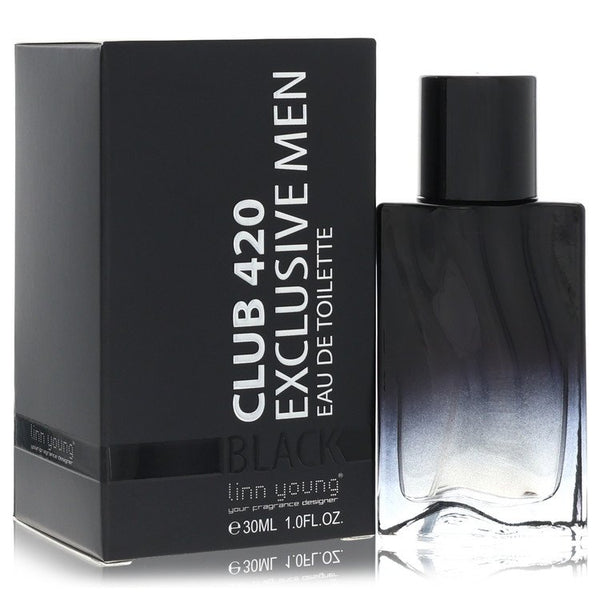 Linn Young Club 420 Exclusive Black Men by Linn Young Eau De Toilette Spray 1 oz for Men