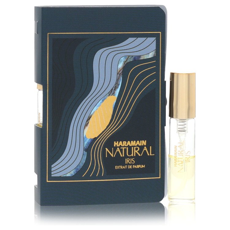 Al Haramain Natural Iris by Al Haramain Vial (sample-Unisex Manufacturer 1/2 filled) .3 oz for Men