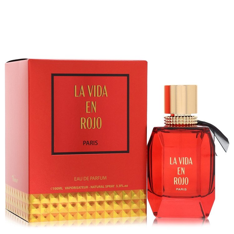 Lomani Vida En Rojo by Lomani Eau De Parfum Spray 3.3 oz for Women