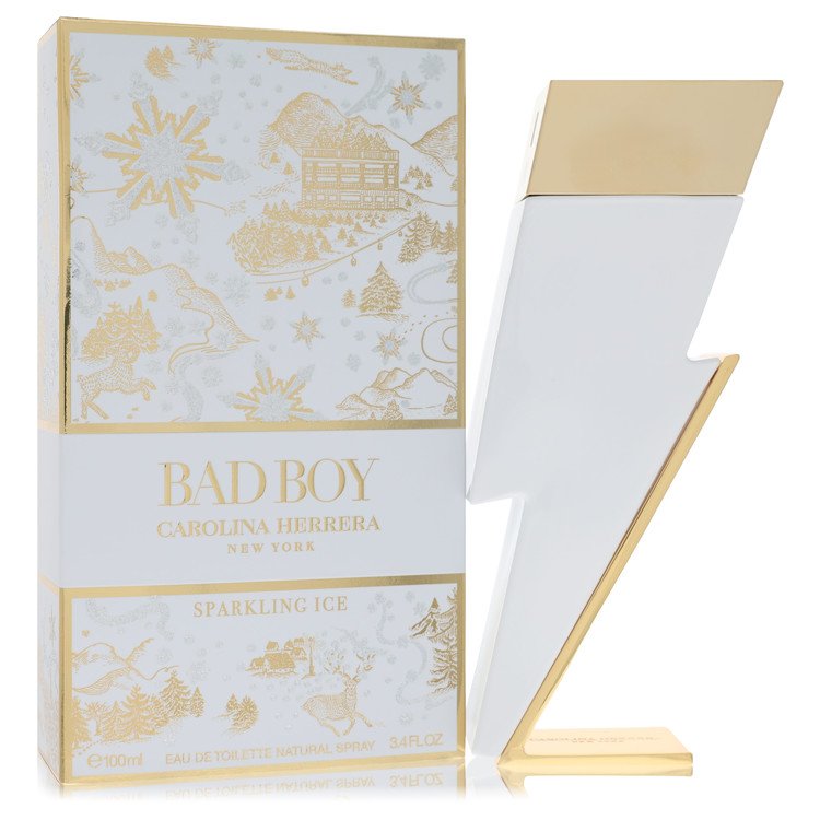 Bad Boy Sparkling Ice by Carolina Herrera Eau De Toilette Spray 3.4 oz for Men