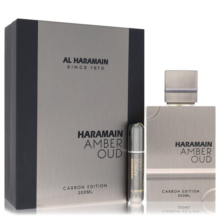 Al Haramain Amber Oud Carbon Edition by Al Haramain Eau De Parfum Spray (Unisex) 6.7 oz for Men