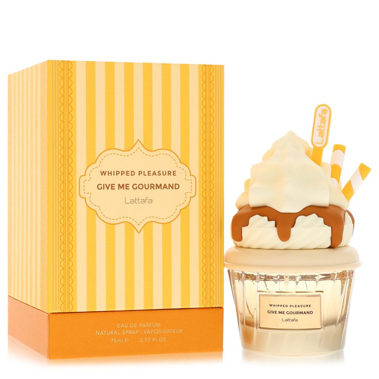 Lattafa Give Me Gourmand Whipped Pleasure by Lattafa Eau De Parfum Spray (Unisex) 2.53 oz for Women