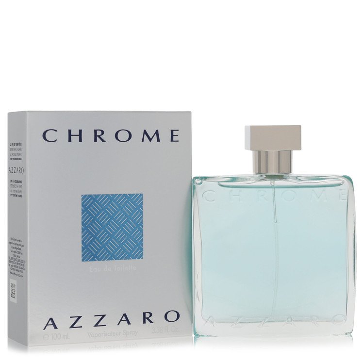 Chrome by Azzaro Gift Set -- 3.4 oz Eau De Toilette Spray + 2 x 2.5oz All Over Shampoo for Men