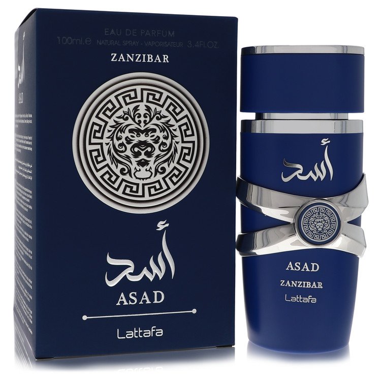 Lattafa Asad Zanzibar by Lattafa Eau De Parfum Spray (Limited Edition) 3.4 oz for Men