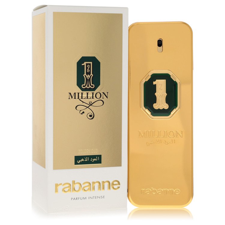 1 Million Golden Oud by Paco Rabanne Parfum Intense Spray 3.4 oz for Men