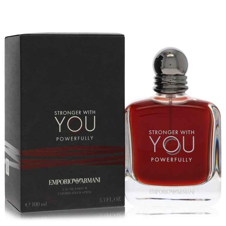 Stronger With You Powerfully by Giorgio Armani Eau De Parfum Spray 3.4 oz for Men
