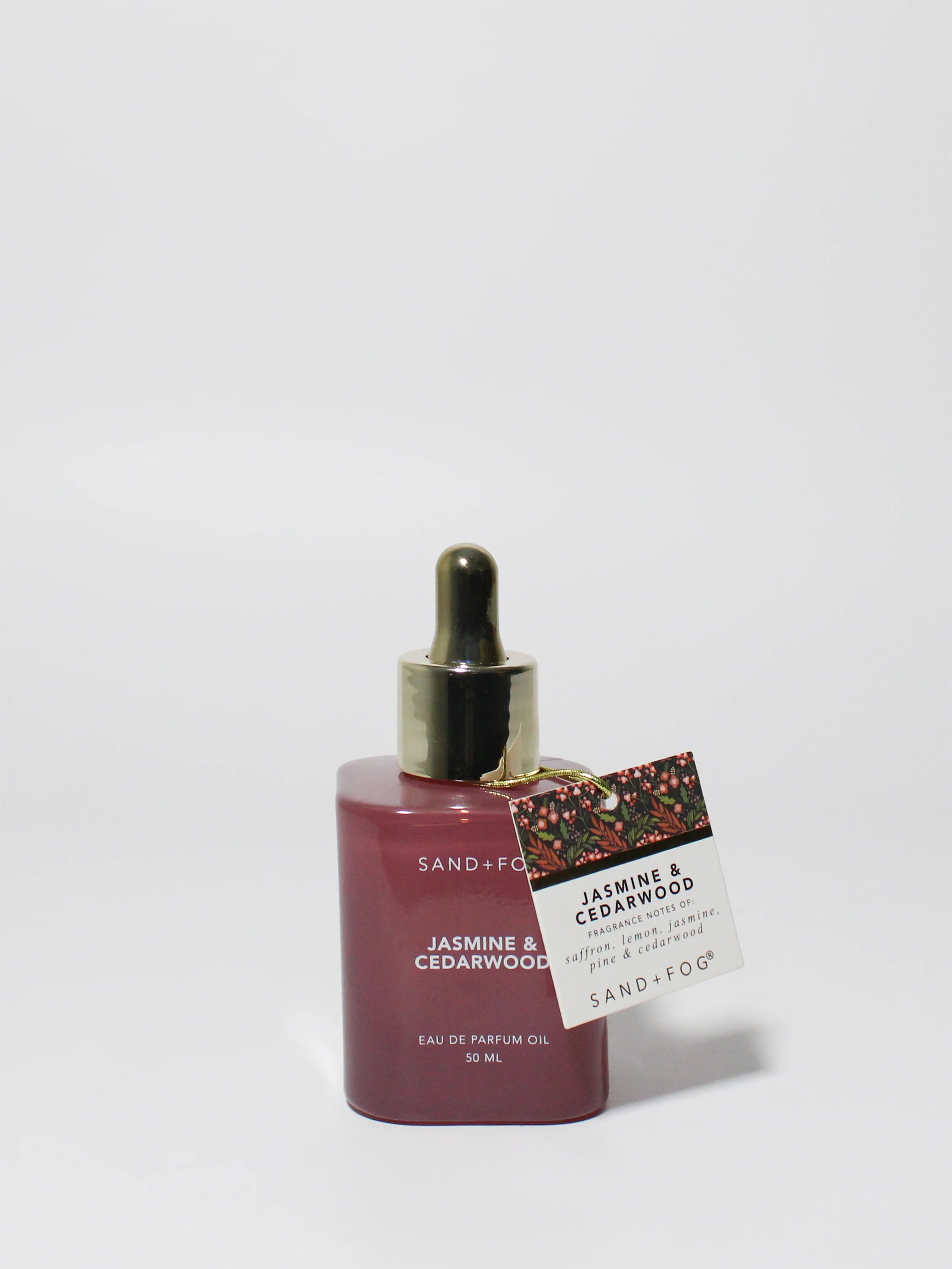 Sand + Fog Jasmine & Cedarwood Eau De Parfum Oil 50ml Dropper (Unboxed)