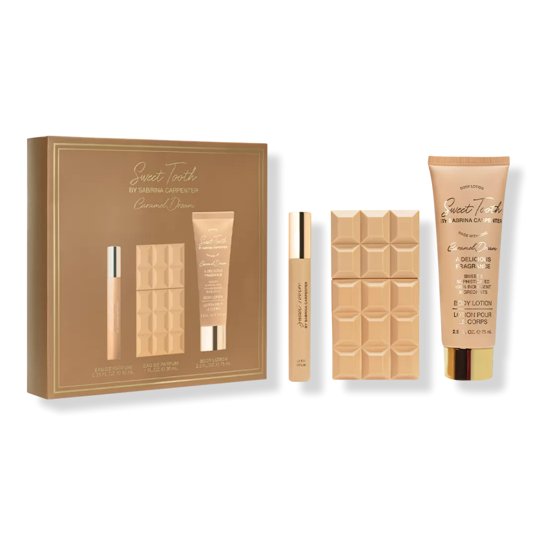 Sabrina Carpenter Sweet Tooth Caramel Dream EDP Spray 30ml + 10ml + Body Lotion 75ml Gift Set