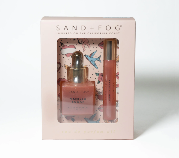 Sand + Fog Vanilla Sugar Eau De Parfum Oil 30ml Dropper + 10ml Dropper