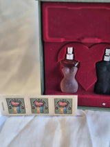 Jean Paul Gaultier Classique + Le Male EDT x 3.5ml in Post Box with Stamps Collectable Item