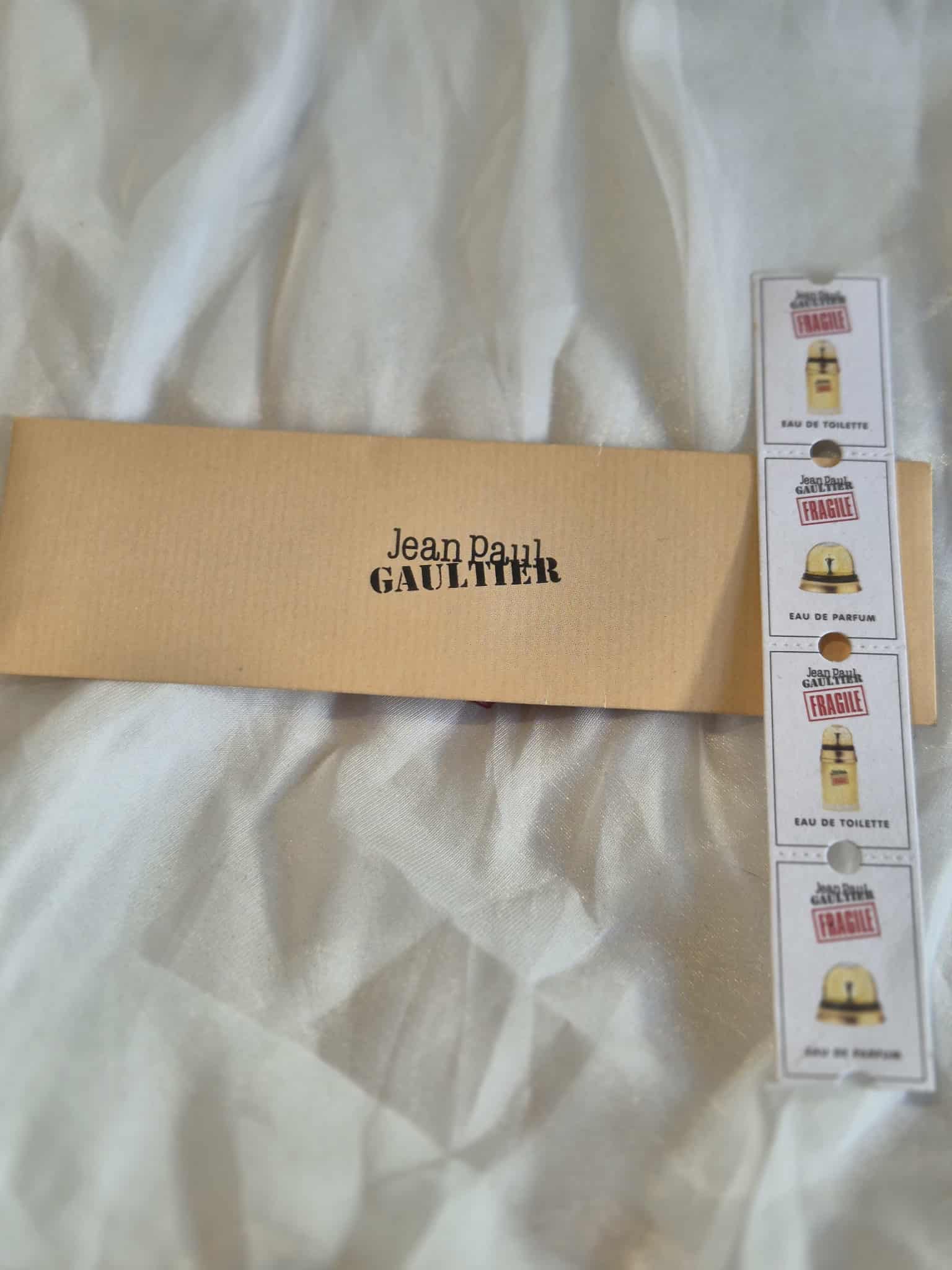 Jean Paul Gaultier Fragile Stamps in Envelope Collectable Item (Discontinued, Very Rare)