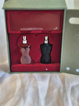 Jean Paul Gaultier Classique + Le Male EDT x 3.5ml in Post Box with Stamps Collectable Item