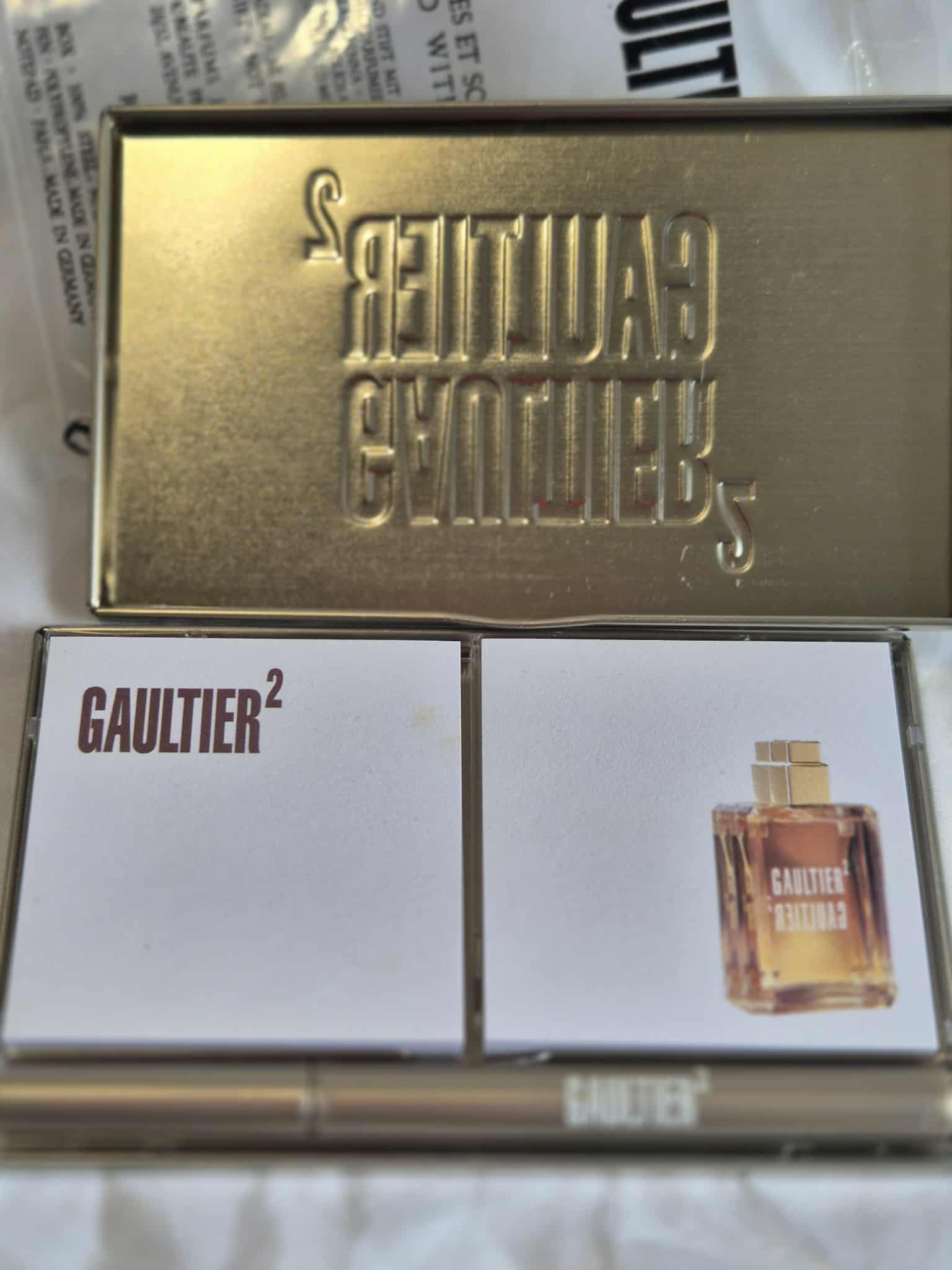 Jean Paul Gaultier Gaultier2 Sticky Notes Notepad and Scented Marker Collectable Item