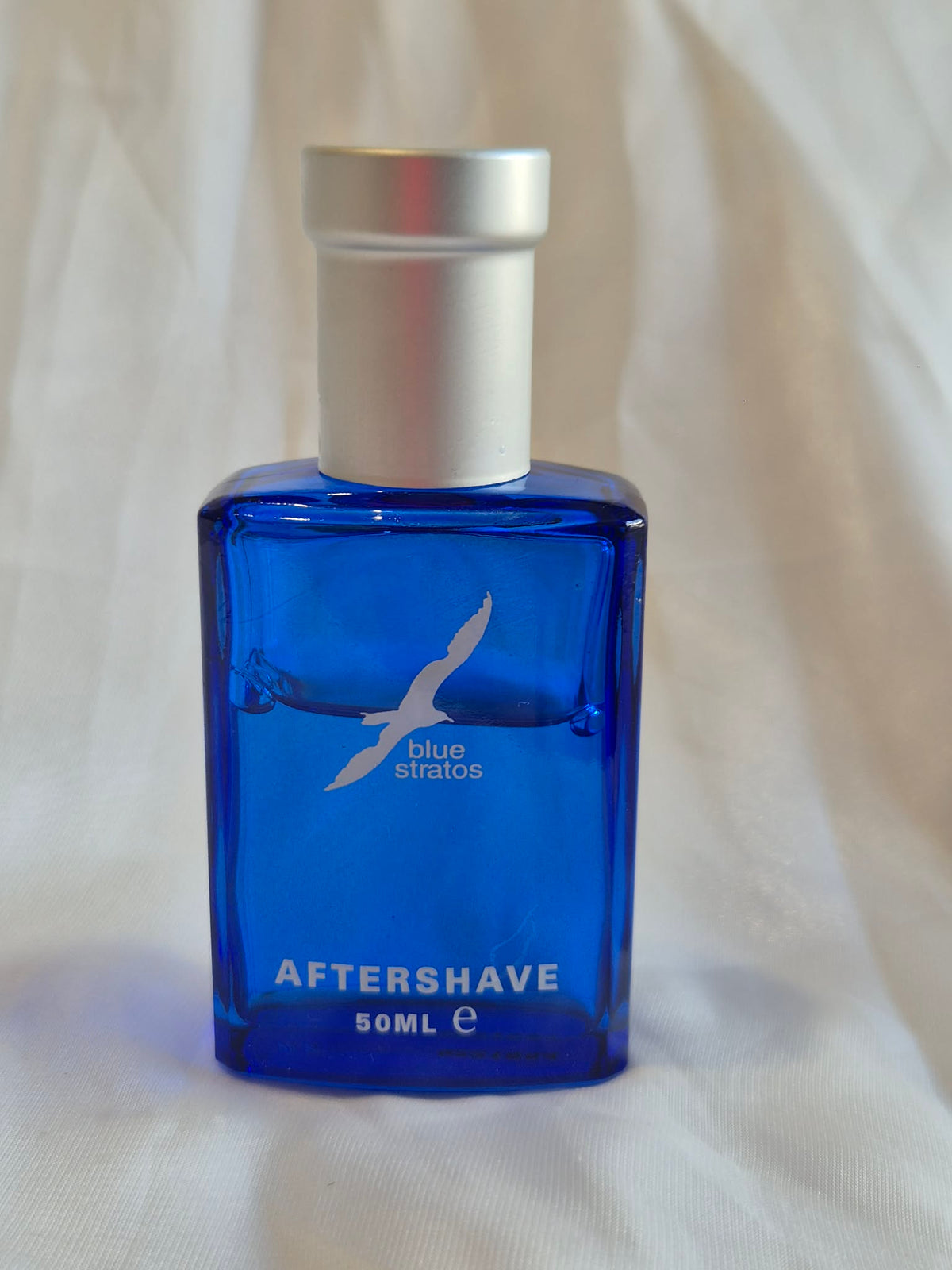 Blue Stratos Aftershave Lotion Splash 50ml (65% Full, Unboxed)