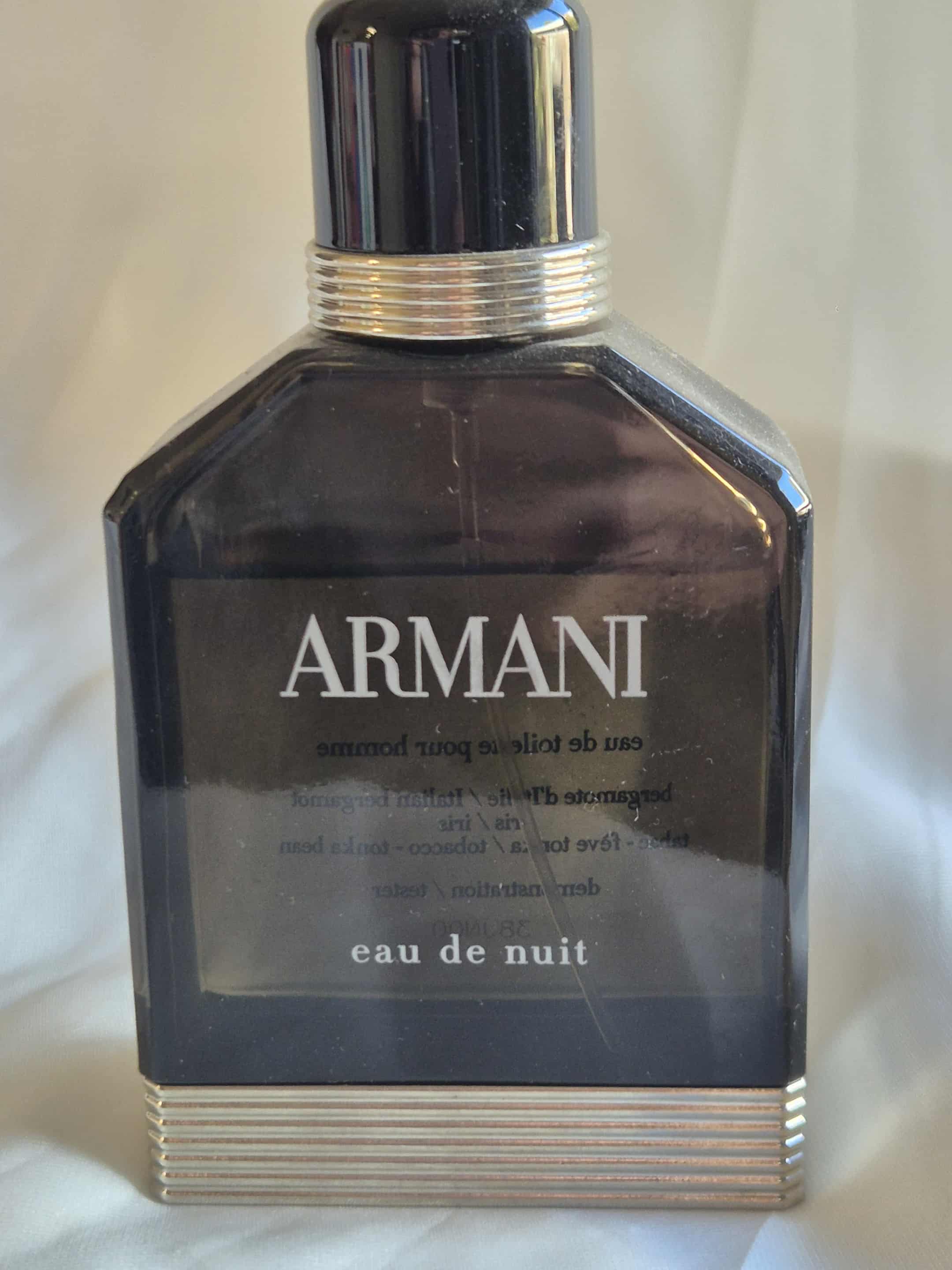Giorgio Armani Eau De Nuit Eau De Toilette 100ml 90% Full (Unboxed)