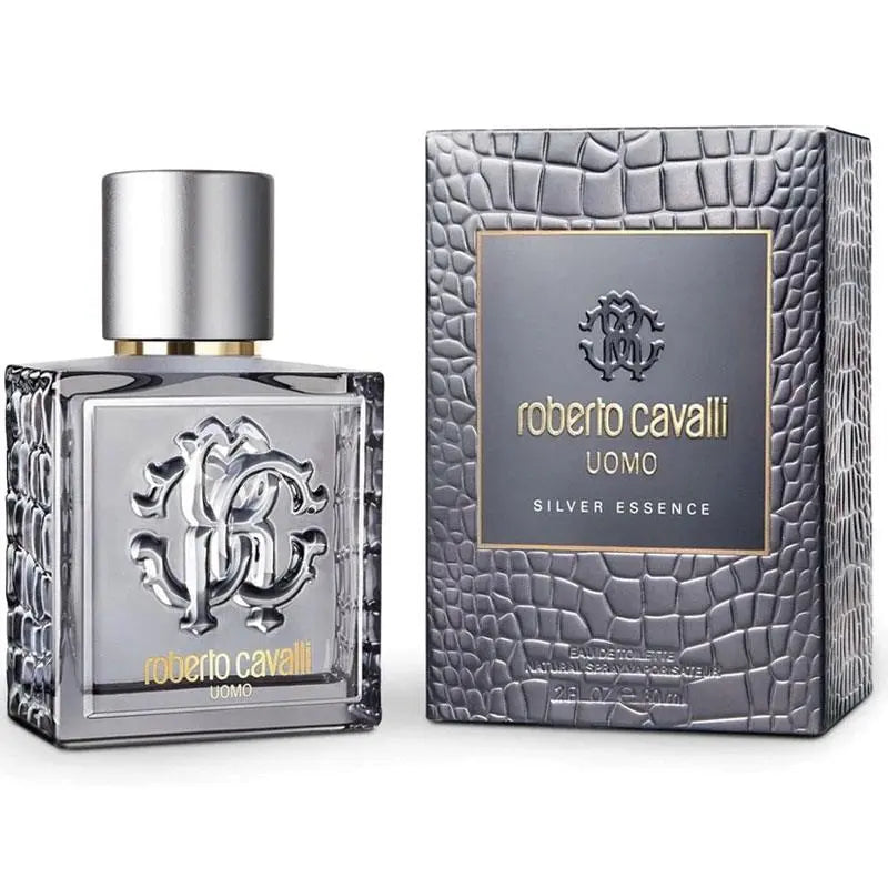 Roberto Cavalli Uomo Silver Essence Eau De Toilette Spray 60ml (Discontinued)