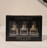 Sand + Fog Eau De Parfum Oil Droppers Discovery Set 3 x 10ml Morning Mood, Lunch Date, After Midnight