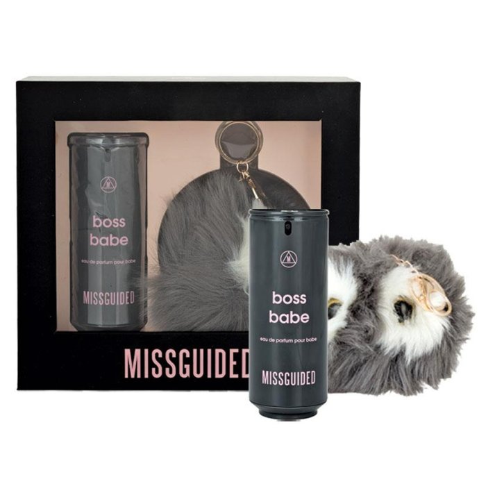 Missguided Boss Babe Eau De Parfum Pour Babe 80ml + Pompom Keyring Gift Set (Discontinued, Rare)