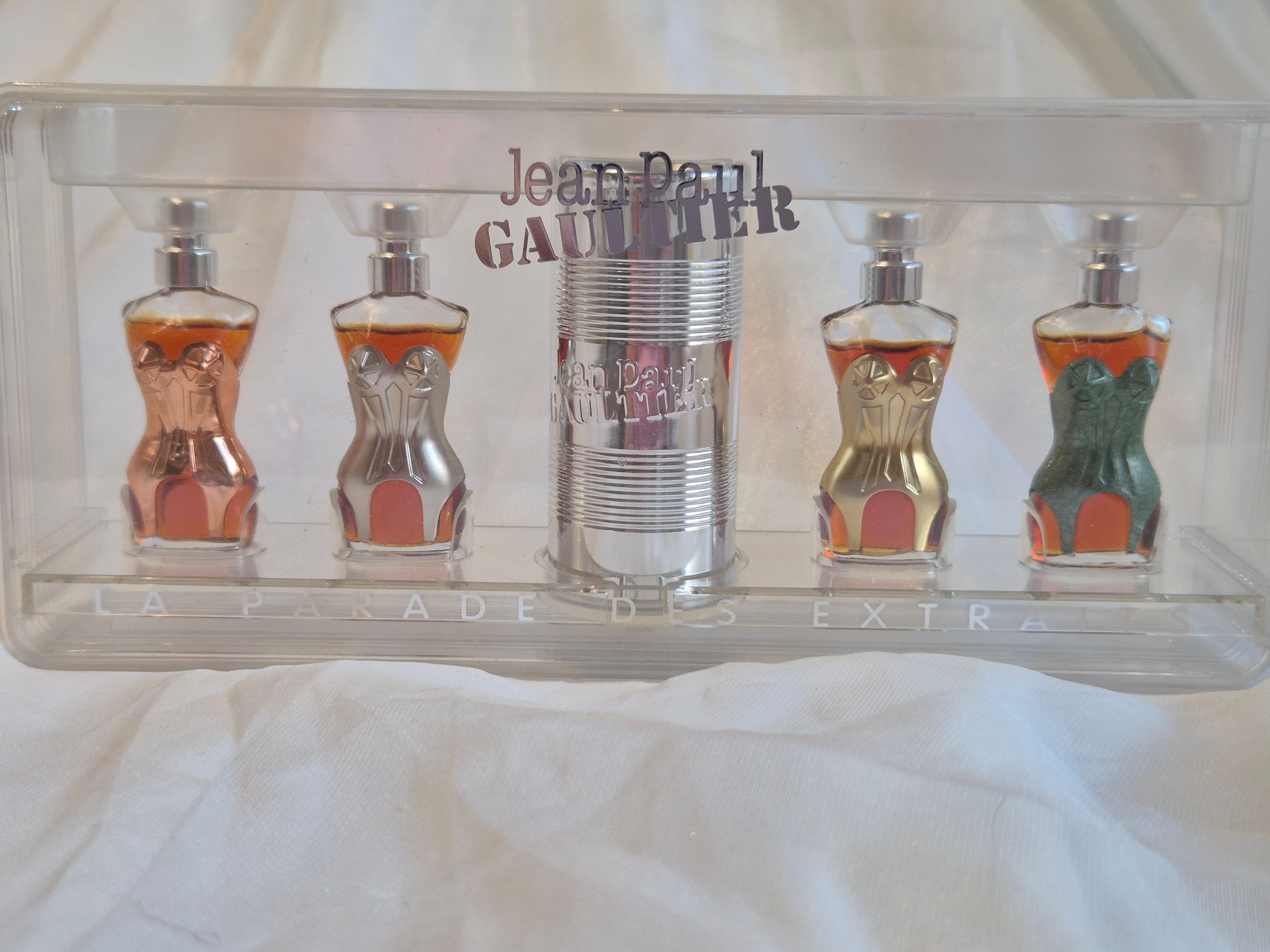 Jean Paul Gaultier Classique La Parades Des Extraits 4 X 3.5ml Mini Gift Set Rare