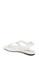 Calvin Klein Shilo Clear Mesh Soft White Patent Summer Sandal E6708 Size 37