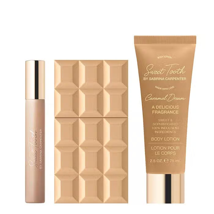 Sabrina Carpenter Sweet Tooth Caramel Dream EDP Spray 30ml + 10ml + Body Lotion 75ml Gift Set