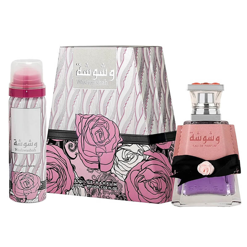 Lattafa Washwashah Eau De Parfum Spray 100ml + Perfumed Spray 50ml Women