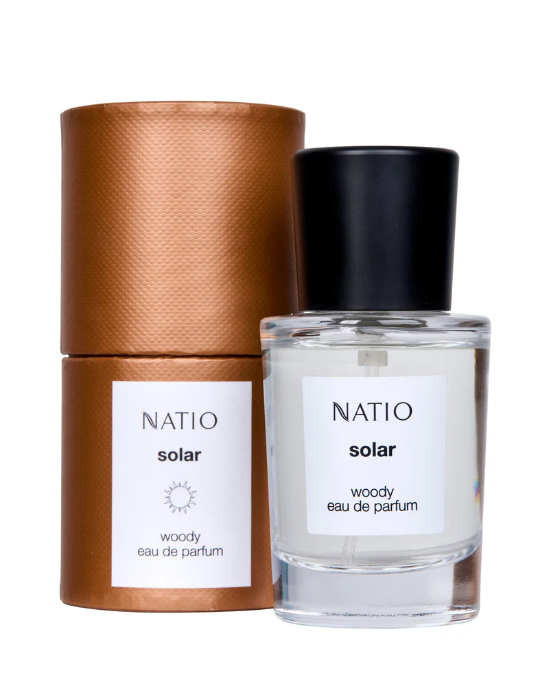 Natio Solar Woody Eau De Parfum Spray 30ml Unisex (Made In Australia)
