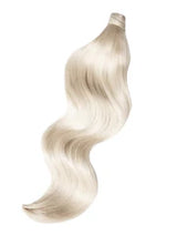 Zala Hair Extensions 100% Remy Human Hair 16" Clip-In Wavy Ponytail Ice Queen Platinum 100g
