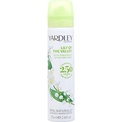 Yardley By Yardley Lily Of The Valley Body Spray 2.6 Oz (new Packaging)