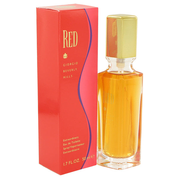 Red by Giorgio Beverly Hills Eau De Toilette Spray 1.7 oz for Women