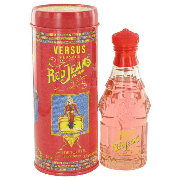 Red Jeans by Versace Eau De Toilette Spray 2.5 oz for Women