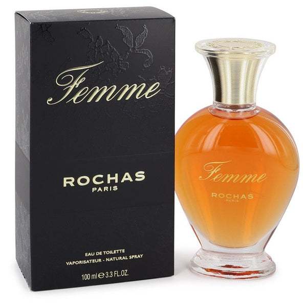 Femme Rochas by Rochas Eau De Toilette Spray 3.4 oz for Women