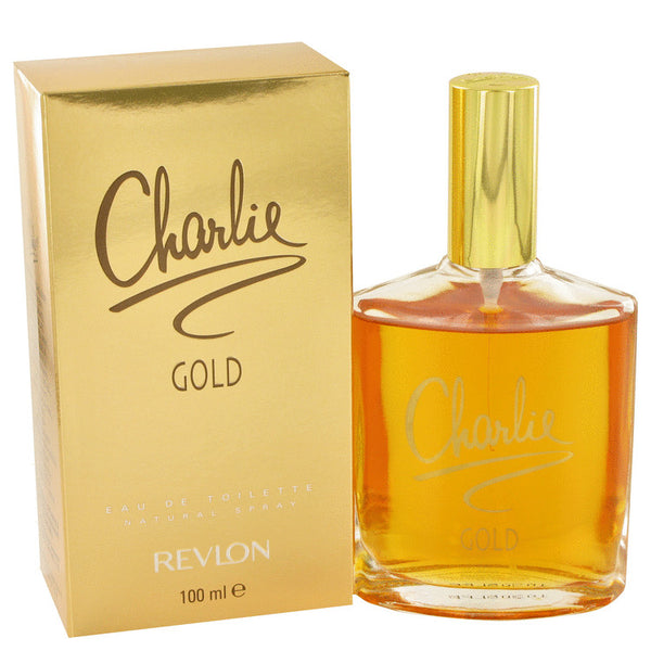 Charlie Gold by Revlon Eau De Toilette Spray 3.3 oz for Women