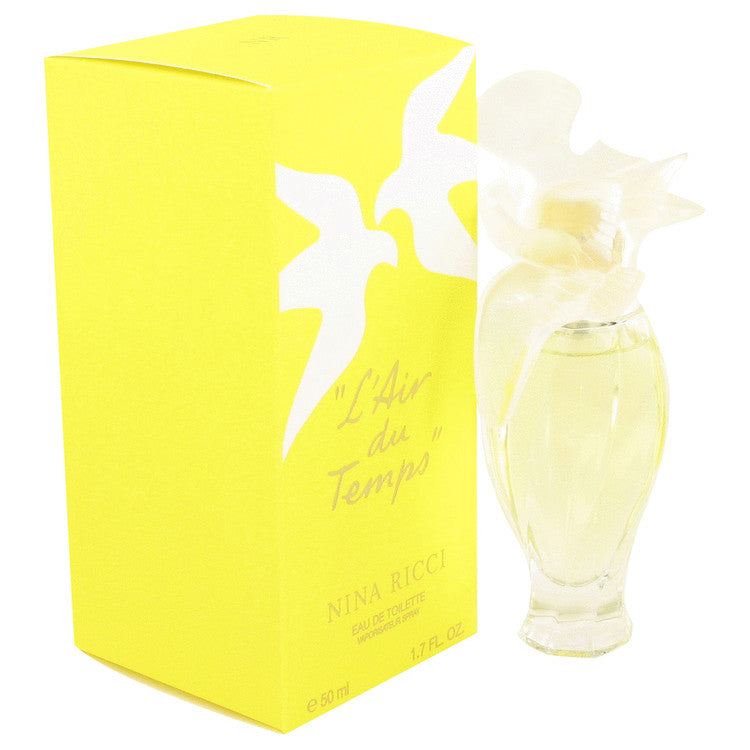 L'Air Du Temps by Nina Ricci Eau De Toilette Spray With Bird Cap 1.7 oz for Women