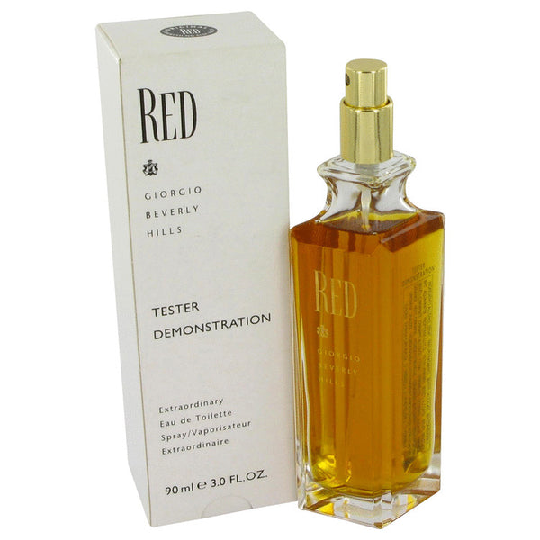 Red by Giorgio Beverly Hills Eau De Toilette Spray (Tester) 3 oz for Women