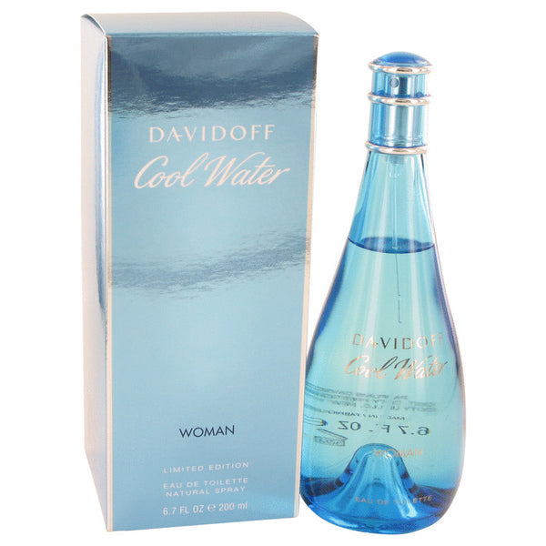 Cool Water by Davidoff Eau De Toilette Spray 6.7 oz for Women
