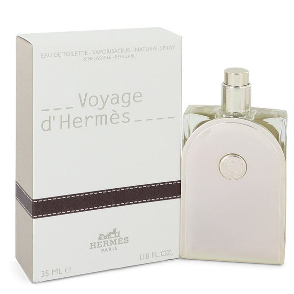 Voyage D'Hermes by Hermes Eau De Toilette Spray Refillable (Unisex) 1.18 oz for Men