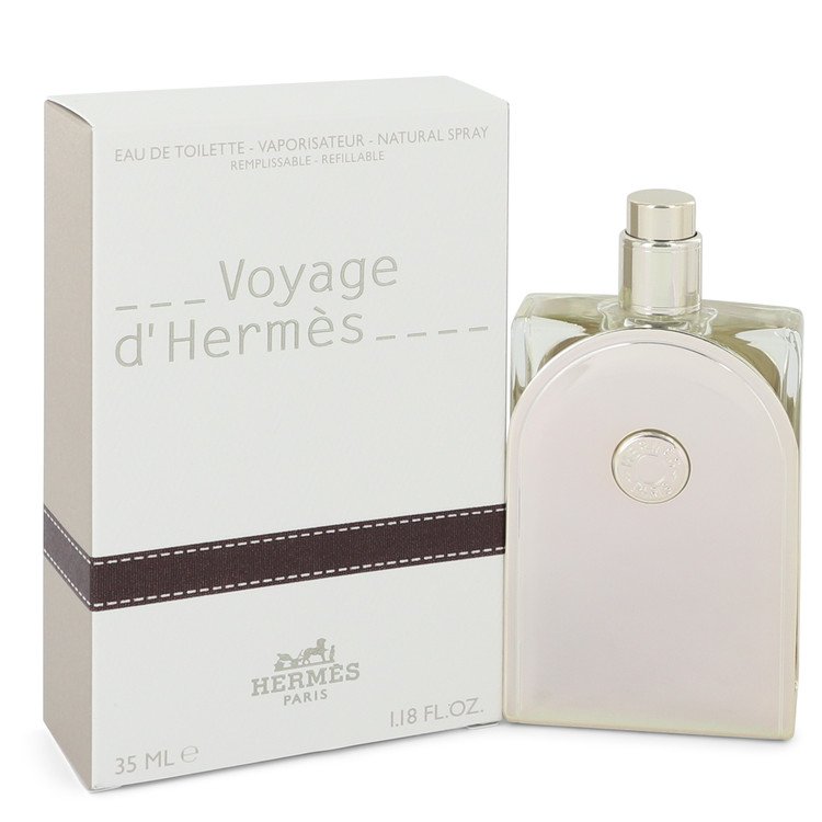 Voyage D'Hermes by Hermes Eau De Toilette Spray Refillable (Unisex) 1.18 oz for Men