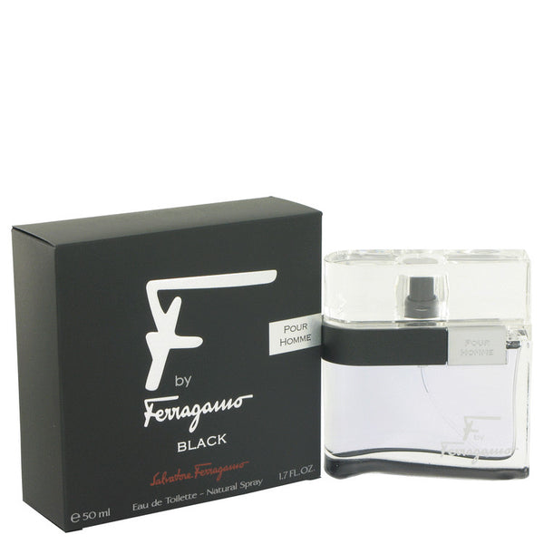 F Black by Salvatore Ferragamo Eau De Toilette Spray 1.7 oz for Men