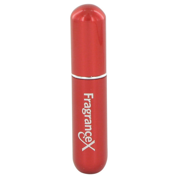 Travel Perfume Bottle by FragranceX Mini Travel Refillable Spray with Cap Refills from Any Fragrance Bottle (Maroon) .135 oz for Women