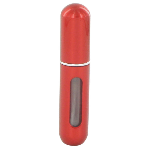 Travel Perfume Bottle by FragranceX Mini Travel Refillable Spray with Cap Refills from Any Fragrance Bottle (Maroon) .135 oz for Men