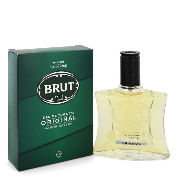 Brut by Faberge Eau De Toilette Spray (Original Glass Bottle) 3.4 oz for Men